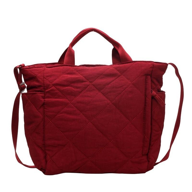 Large Capacity Canvas Shoulder Bag For Women 2023 New Autumn Winter Street Fashion Tote Crossbody Bag