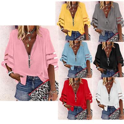 Travel New Women'S Retro Printed Shirt Casual Spring And Summer Breathable Cool Sexy Daily Date Short Sleeved T-Shirt Top