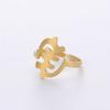 My Shape African Map Ring for Women Men Silver Gold Color Stainless Steel South Africa Adjustable Finger Rings Fashion Jewelry