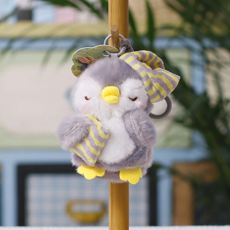 Plush Penguin Keychain With Pp Cotton Filling For Gift And Bag Decoration