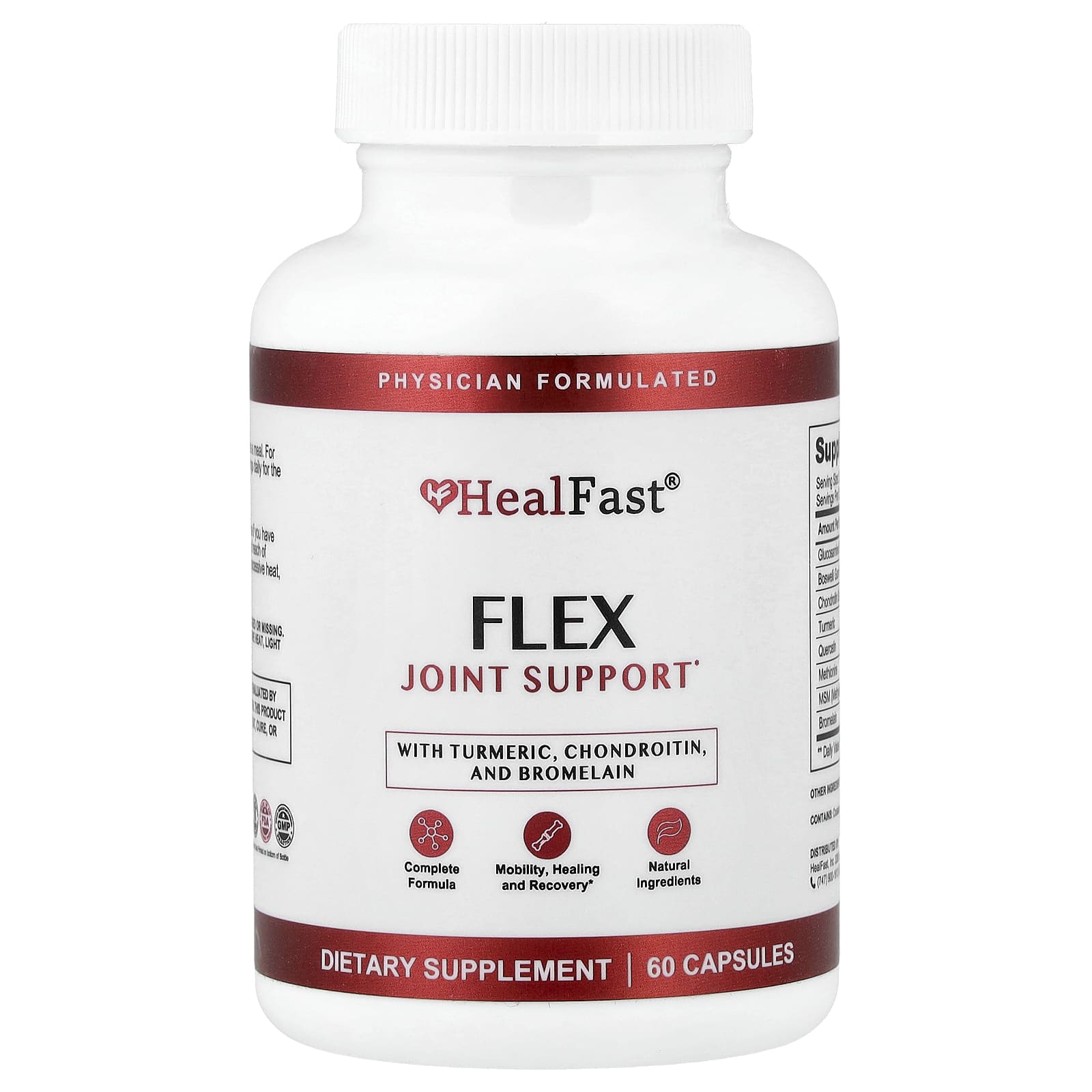 

HealFast, Flex, Joint Support, 60 Capsules