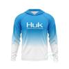 HUK Hooded Fishing Suit UPF50 + Long-sleeved Breathable Sunscreen Quick-drying T-shirt Shirt