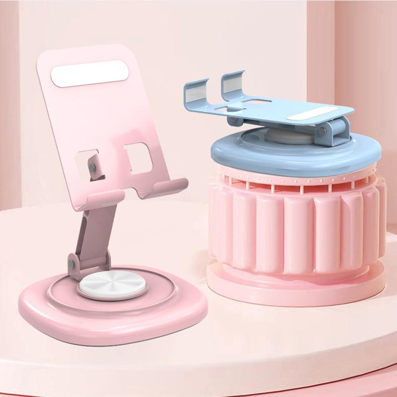 Foldable Mobile Phone Stand 360 Rotation Desktop Holder Portable Bracket