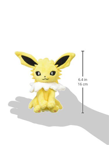 Pokémon Center Original Plush Toy Pokémon fit Jolteon 16.5 x 14.5 x 8 (H x W x D: cm)