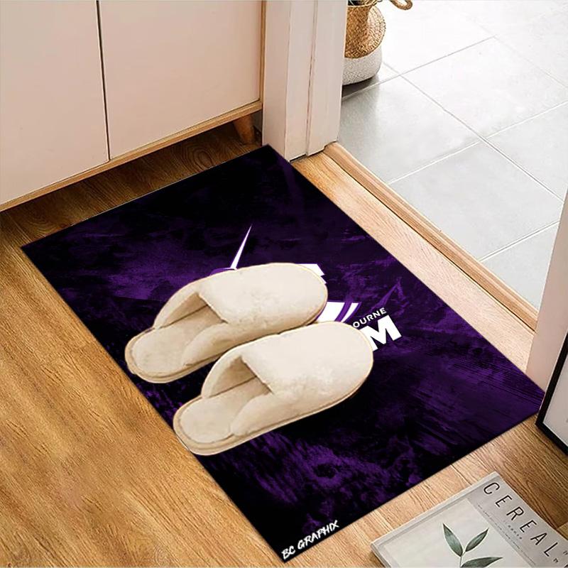 Melbourne Storm Team Rug Office Floor Mat - Machine Washable for Bedroom, bedroom, livingroom, Room Decor Fan Gifts Christmas