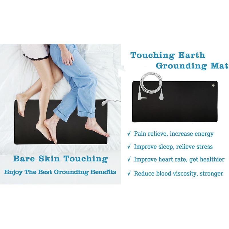 25 * 68 CM Touching Earth Grounding Mat Foot Treatment Alleviate Pain Inflammation Negative Ions Earthing Mat