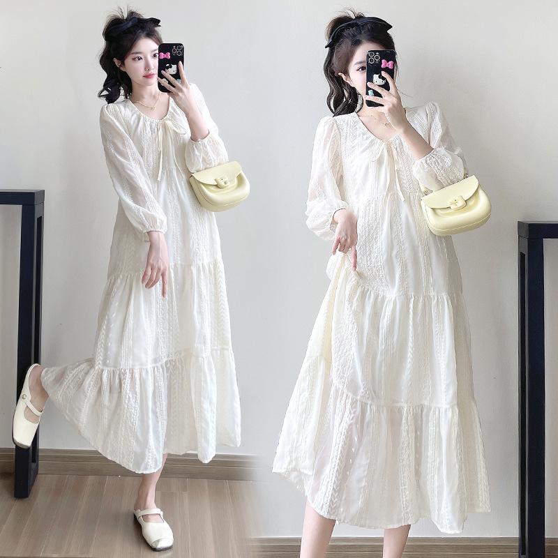2026 Korean Style Loose Fit Plus Size Artistic Dress - Spring Collection