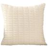 Durability Corduroy Cushion Cover with Invisible Zippered Close Enhances Any Decors Styles Standard Size 45x45cm