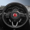 2025 Hot Car Steering Wheel Stickers Carbon Fiber Decals Auto Accessories For Mazda 2 3 6 5 Atenza CX3 CX5 MX5 CX7 Axela CX30 CX
