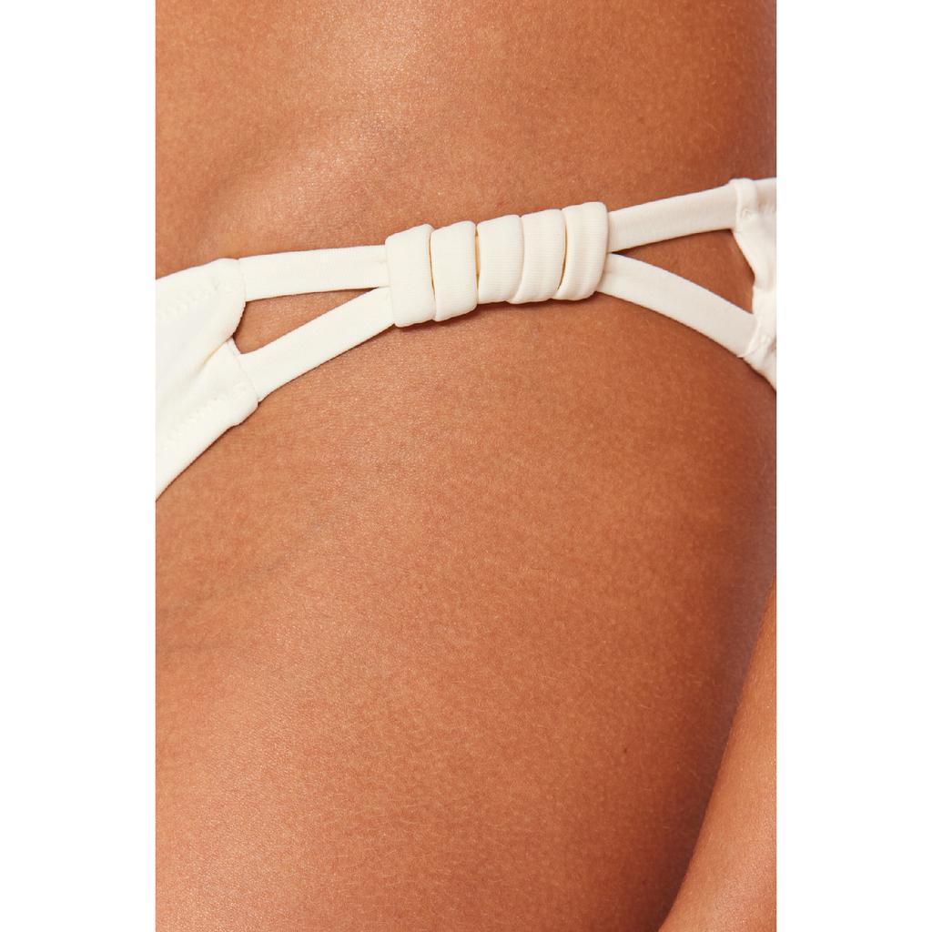 Ecru zauzlený spodní díl bikin Tbess21ba0183