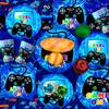 113pcs Gamer Birthday Decorations, Gaming Party Tableware Set - Game Themed Party Plate Cups Napkins Tablecloth etc