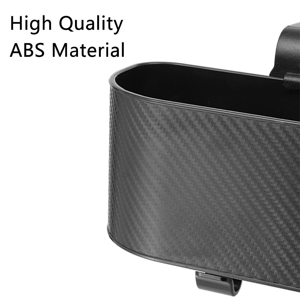 Practical Car Seat Back Organizer ABS Rear Row Storage Box with Hook Cup Holder Universal Stuff Holder Car Interior Accessories