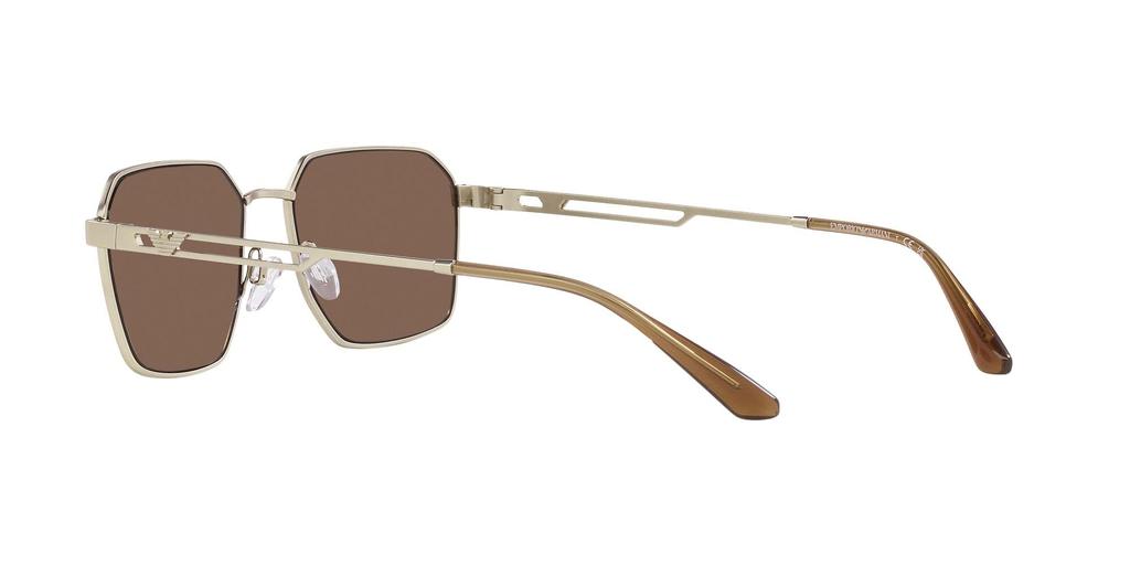 Gafas de sol EA2140 DORADO PÁLIDO MATE Lente MARRÓN 57 [Emporio Armani] Montura/OSCURO