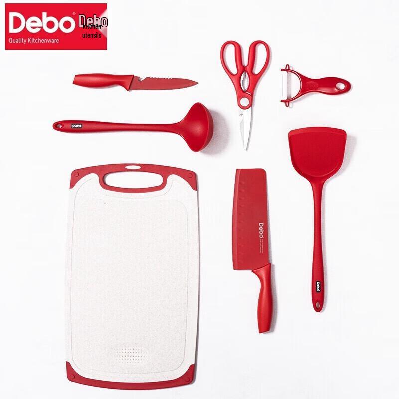

Debo Gallic 7-Piece Silicone Kitchen Utensil Set