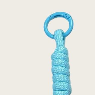Short Keychain Lanyard Accessories Bag Doll Lanyard Anti-Drop Mobile Phone Rope Water Cup Strap Rope Braided Rope Color небесно-голубой