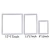 Sturdy PVC Craft Hoop For Crosses Stitching And Embroidery Projects Easy To Assemble Without Tool