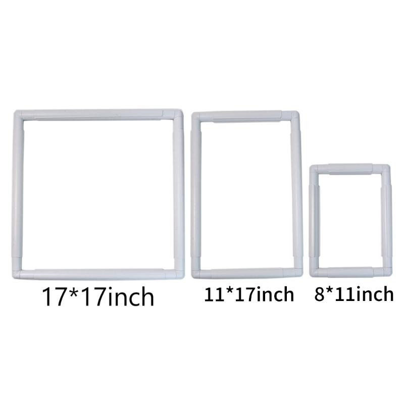 Sturdy PVC Craft Hoop For Crosses Stitching And Embroidery Projects Easy To Assemble Without Tool