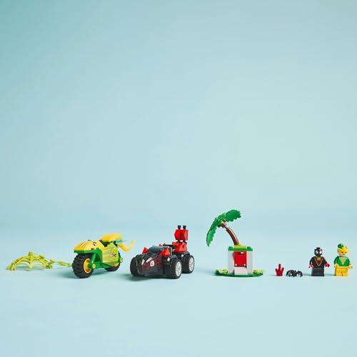 LEGO Marvel Spidey and the Amazing Friends Spin and Electro Car Chase Toy Block Educational45Marvel Goods Figure 11198