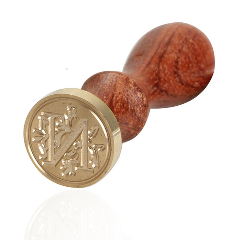 Vintage Wax Seal Stamp Classic A-Z Retro Seals Wooden Stamps Alphabet Craft 26 Letter Sealing Wax Home Decor Dropshipping