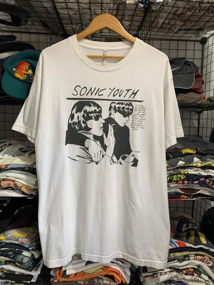 

Sonic Youth Band T shirt Rare Design White Unisex Shirt Men Women WA0368 Unisex T-Shirt XXL