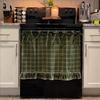 Heat-Resistant Oven Door Curtain Ruffle Trim Oven Cover Stove Cover Skirt  Cottage Kitchen