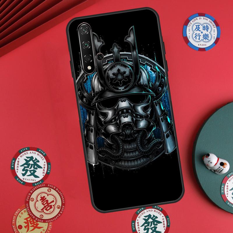 Samurai Mask Demon For Huawei Nova Y60 Y70 Y90 Y72 Y73 Y61 Y91 7i 8i 11i 12i 12s 9 10 SE P20 P30 P40 Lite Case