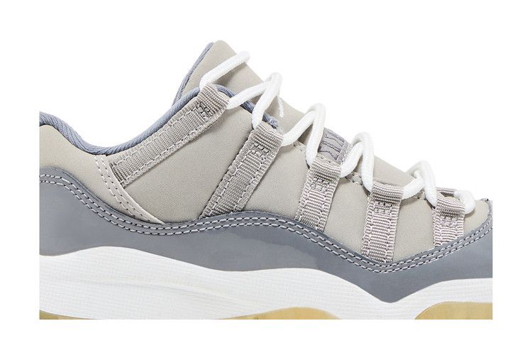 Kids' Sneakers Jordan 11 Retro Low Cool Grey (PS) Medium Grey/White-Gunsmoke