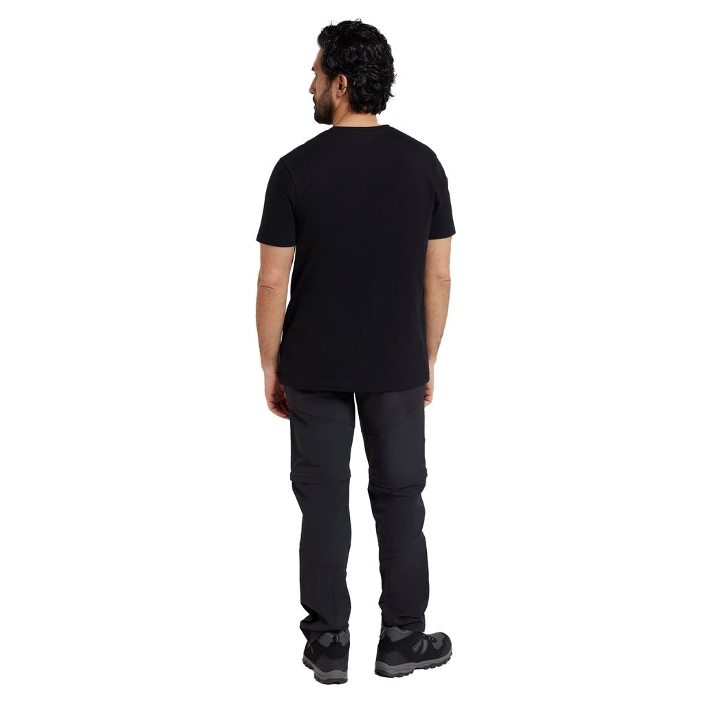 Mountain Warehouse Mens Tech Mountains Organic T-Shirt