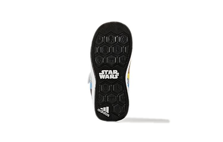 adidas Star Wars El I Wear Resistant And Lightweight Low Top Toddler Shoes White Yellow Infant And Toddler BY3024
