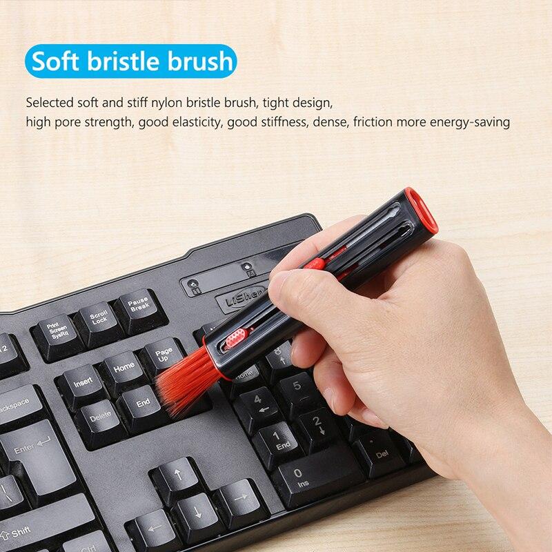 4 In 1 Multifunction Cleaner Kit For AirPods 3 2 1 Earbuds Cleaning Pen Keyboard Brush Bluetooth Earphones Case Cleaning Tools