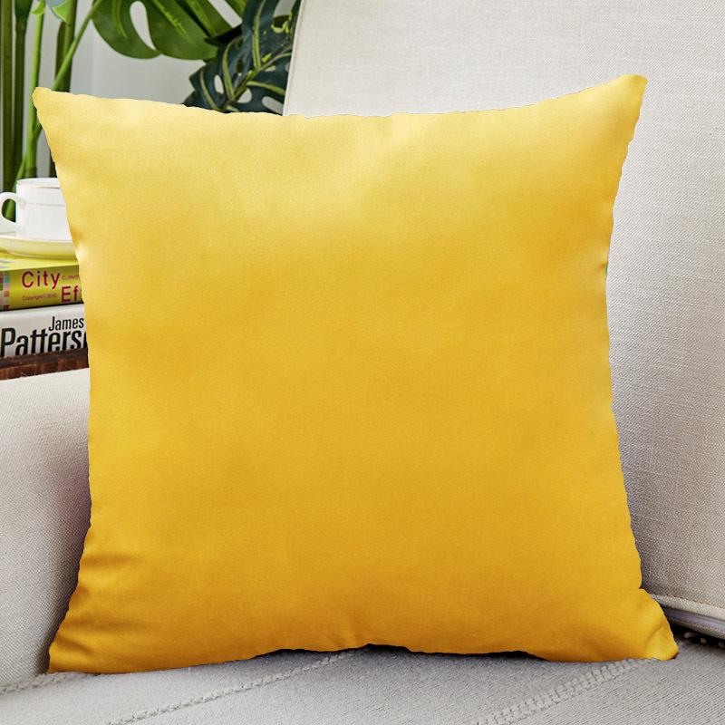 Velvet Pillowcase Cushion Cover Light Luxury Velvet Living Room Sofa Cushion Nordic Home Soft Decoration