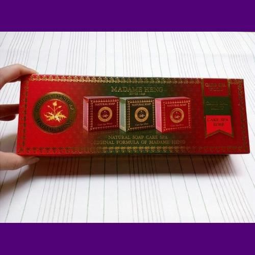 Seifenset - Sandelholz - Rose - Minze - 3 x 150g - Ohne Parabene