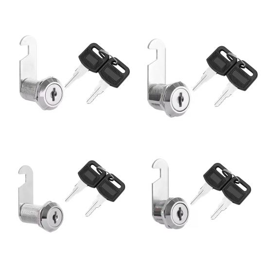 Drawer Lock with 2 Keys Heavy Duty Zinc Alloy Universal File Cabinet