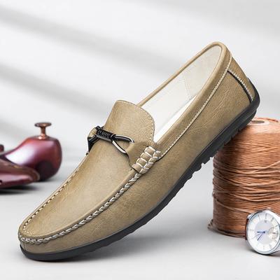 Classic Brand Men's Loafers Handmade Soles High-quality Casual Shoes Men's Outdoor Driving Shoes Anti Slip Wear-resistant
