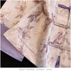 Silk Anti-Aging Plus Size Spring Jacket for Middle-Aged Women - Chinese Old Money Jacquard Style