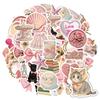 35pcs Whimsical Bow Stickers Romantic Romantic Stationery Stickers  Stickers For Suitcase Fridge Phone Luggage Laptop