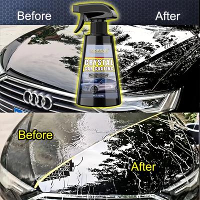 Suitable for All Vehicles, Ultimate Shield Crystal Car Coating Polish Spray 200ml, Long-lasting Gloss Effect, Weather-resistant