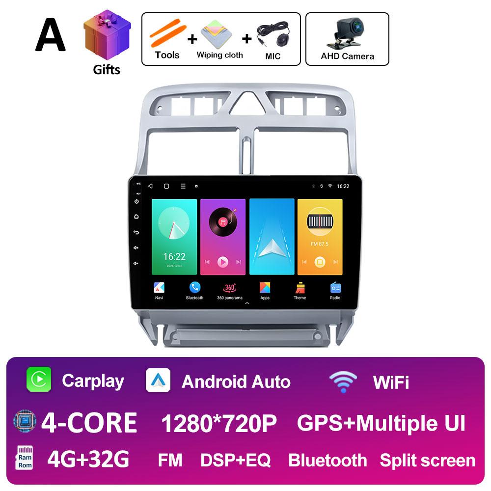 Car Video Audio Multimedia Player For Peugeot 307 307CC 307SW 2002 2003 2004 2005 - 2013 Navigation GPS DSP Stereo Accessories