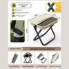 Portable Folding Stool for Outdoor Activities and Storage