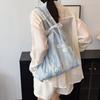 Casual Embroidery Floral Women Shoulder Bags Versatile Large Capacity Ladies Handbag Tote Lightweight Portable Girl Underarm Bag