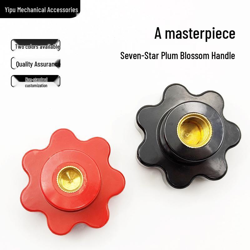 Bakelite Plum Blossom Handwheel Star-Shaped Screw Nut with Copper Core