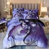 3D Digital Printing Dinosaur Double Pterosaur Bedding Quilt Cover Three Or Four Sets