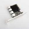 20Gbps PCI-E 4X 1 na 4 USB 3.0 r pro Těžbu Miner Multiplikátor Rozšiřující Karta Stolní Počítač nabídka Adaptér