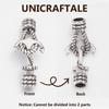 UNICRAFTALE 4 Sets Rope & Anchor Toggle Clasps 304 Stainless Steel Round Toggle Connectors Antique Silver IQ Toggle Clasps & Tbar Clasps for DIY