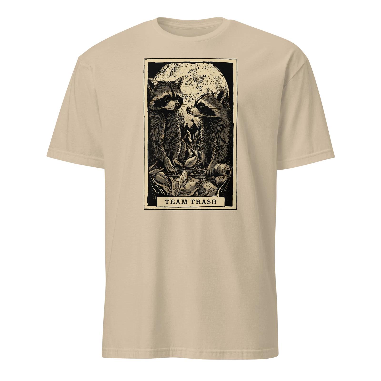 Team Trash Tarot Card Shirt Raccoon Opossum Witchcraft Goth T-Shirt Size S-3XL M