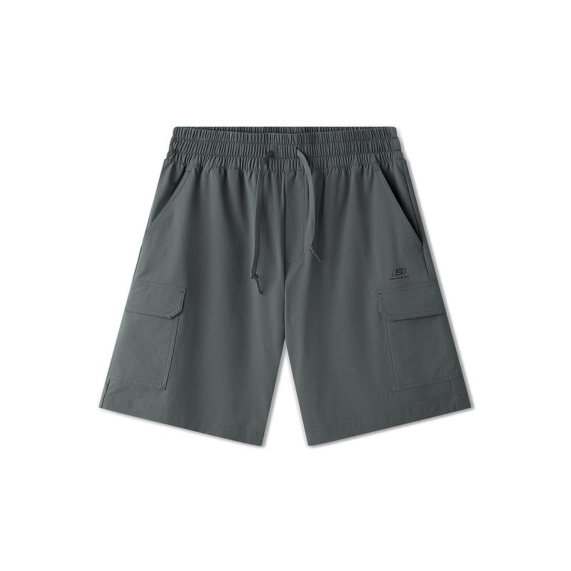 Skechers Moisture Wicking Quick Dry Woven Casual Shorts Men shorts L126M030-013P S