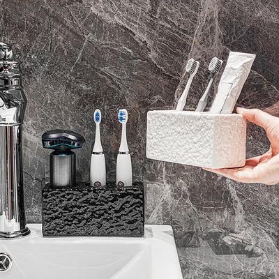 Badezimmer Steinmuster Elektrische Zahnbürsten Aufbewahrungsständer Neu Hohe Schönheit Badezimmer Waschtisch Zahnpasta Zähne