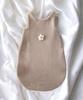 Insulated muslin sleeping bag for babies (toffee daisy)