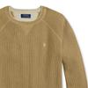 Polo Ralph Lauren Ribbed Cotton Crew Neck Raglan Sleeve Knit Sweater Men sweater 710970285-003