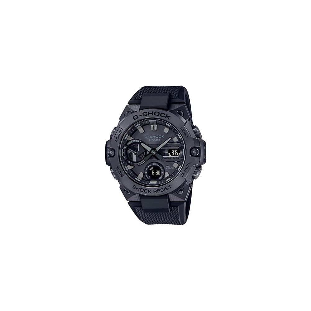 

Casio G-Shock G-Steel Carbon Core Guard Structure Men s All Black Watch GST-B400BB-1AJF